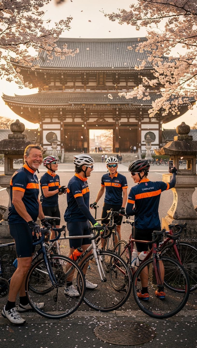 多様な自転車が展示されているショップの内部の景観