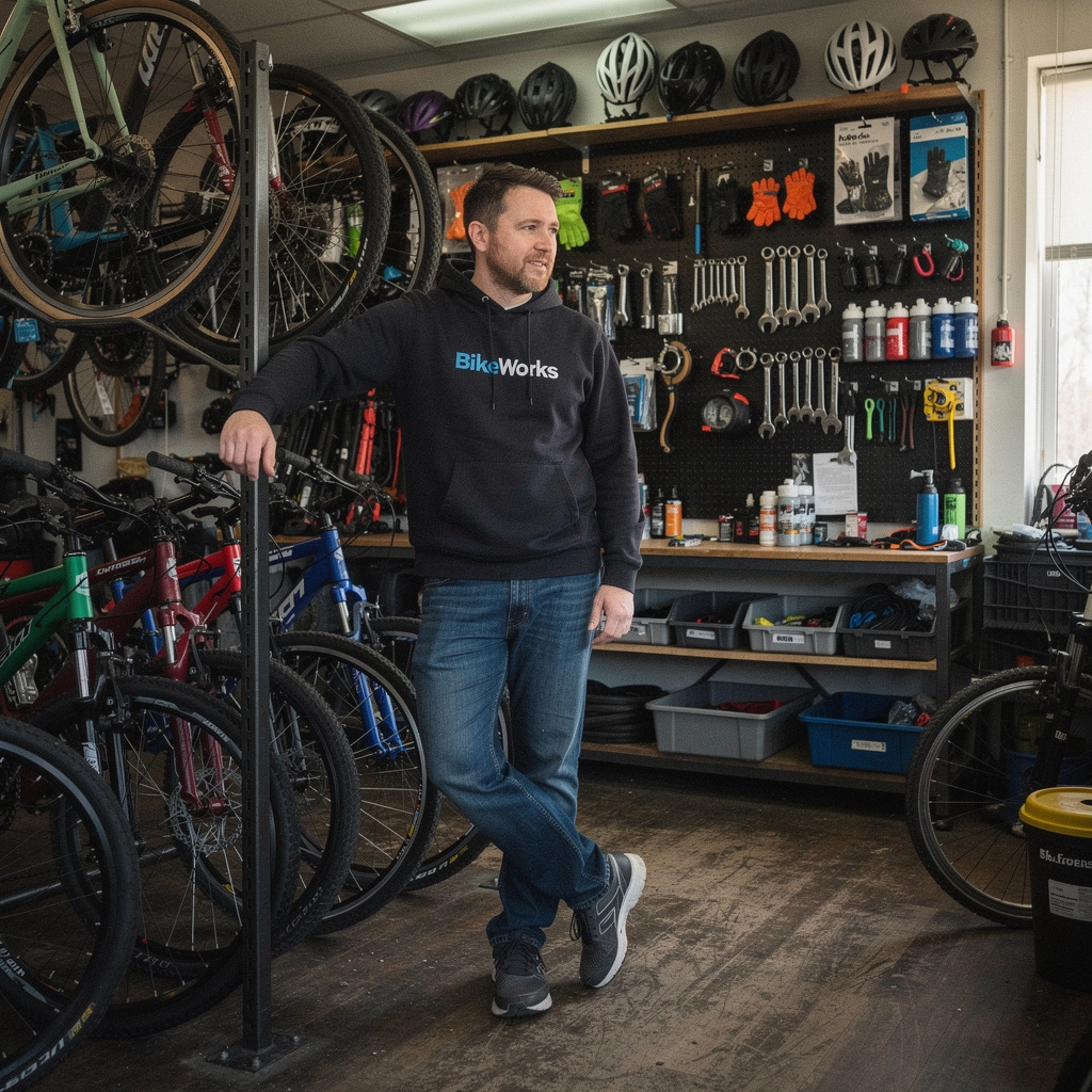 自転車専用の道を走るライダーたちの楽しそうな姿